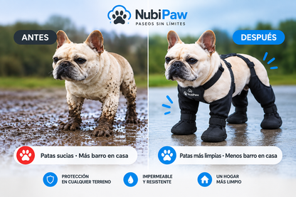 NubiPaw: imagen original de los protectores de patas